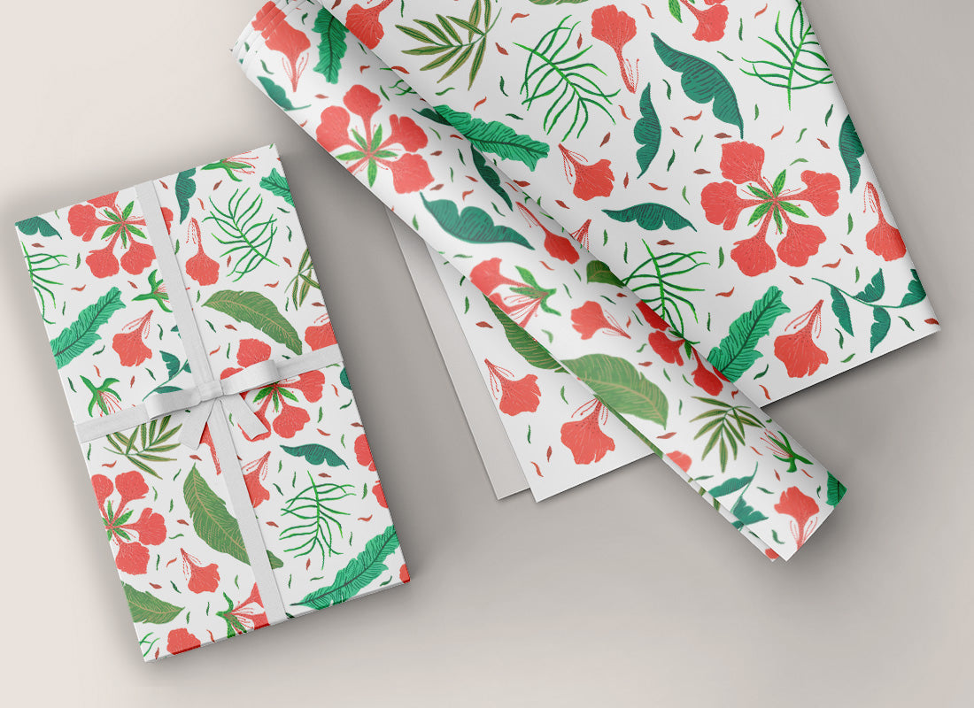 A Tropical Paradise (Set of 5 Wrapping Paper)