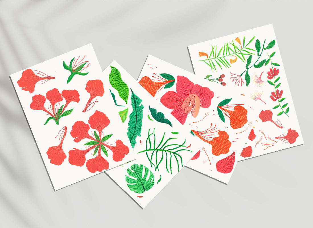 Floral Musings (Postcard)