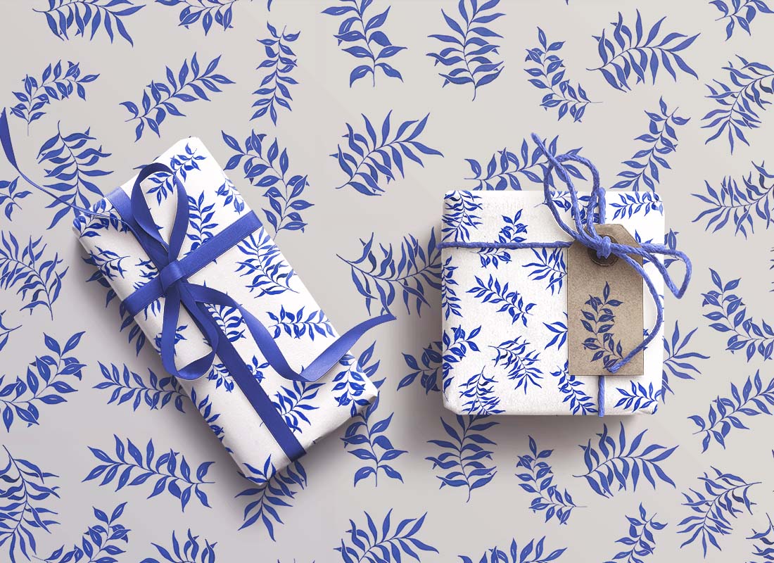 Indigo Dream (Set of 5 Wrapping Paper)